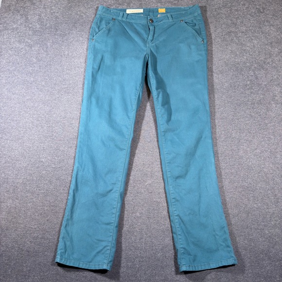Pilcro and the Letterpress Pants - Pilcro and the Letterpress Pants NO. 31 Womens 34x30 Blue Chino Straight Leg